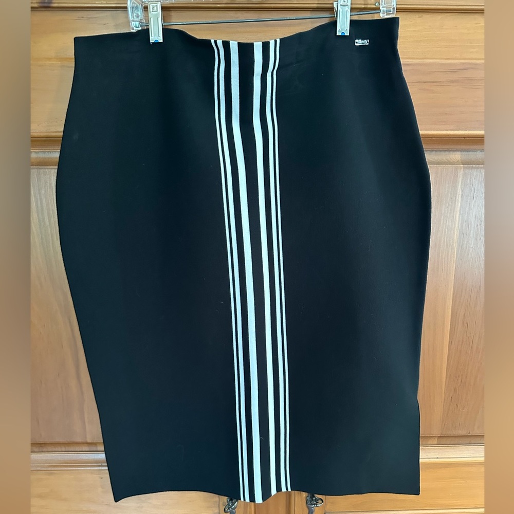 St. John black knit skirt, size 14